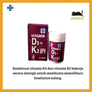 VITAMIN D3+K2 IPI CONTENTS 25 tablet (HELPS MAINTAINS BONE HEALTH)