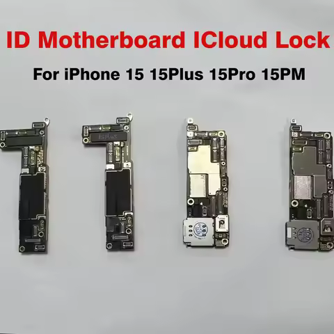 ID Motherboard ICloud Lock For iPhone 15 15Plus 15Pro 15PROMAX Swap Practice Logic Board Complete Po