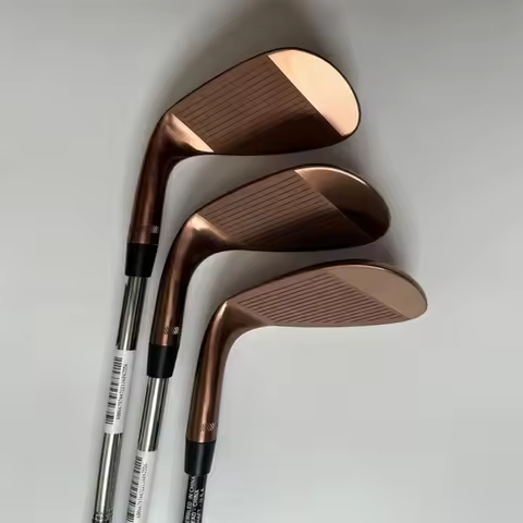 3PCS Copper Wedges SM 9 Golf Clubs Wedge From 48/50/52/54/56/58/60/62 R/S Flex Steel Shafts Includin