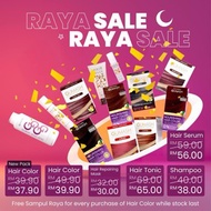 Pewarna Rambut Sah Solat Halal GUMASH Hair Color Patuh Syariah Tutup Uban Bebas Ammonia Paraben