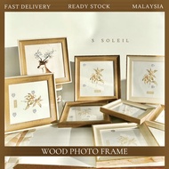 New Photo Frame Cross Stitch Frame Square Resin Photo Wooden Frame Ins DIY Decoration 3R/4R/5R|Bingk