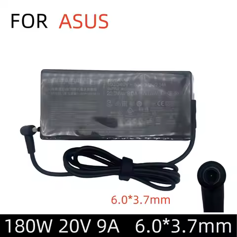 180W 20V 9A 6.0*3.7mm ADP-180TB H AC Adapter For Asus ROG Zephyrus GA502DU TUF505DU FX506L A17 Lapto