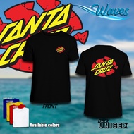 Santa Cruz Skateboard Classic Minimalist Pocket tees Floral Japanese Flames Santa Cruz Logo Customiz
