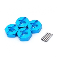 [ESYS-MY]For WLtoys Wheel Hub Metal Alloy Construction 7-to-12mm Adapters Included-New In 11-