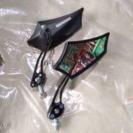 Kaca Spion Batman Sepion Motor Variasi Untuk Semua Motor Full Cnc Warna Merah Hitam Gold