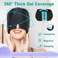 Gel Cold Headache Sleeping Eyeshade Migraine Relief Cap Gel Hot Cold Therapy for headache relief