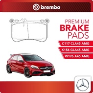 BREMBO HP2000 Front Brake Pads (1 set) For Mercedes Benz W176 A45 AMG | C117 CLA45 AMG | X156 GLA45 