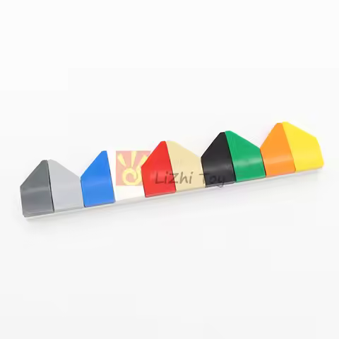 50pcs MOC Tile Parts Wedge 2x1x2/3 Left Right 29120 29119 Building Brick Blocks Accessory Compatible