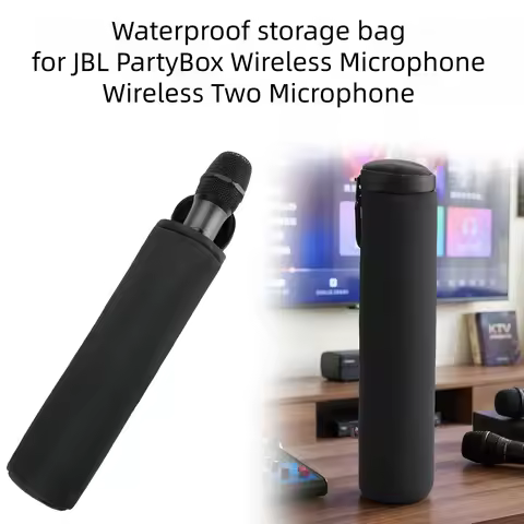 Universal Wireless Microphone Storage Bag Suitable for JBL PartyBox Wireless Microphone Waterproof S