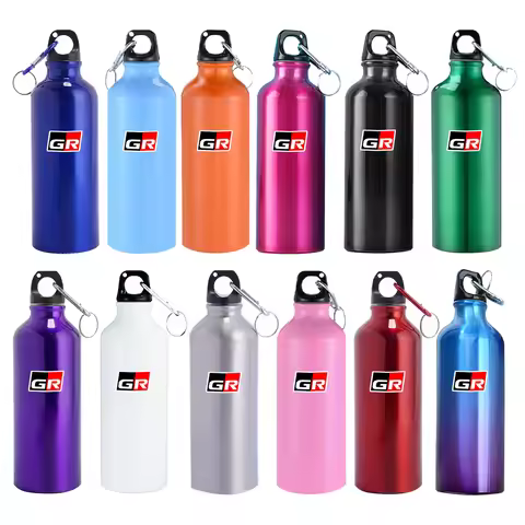 JDM Single Lay Aluminum 500ml GR Bottle Insulation Cup Kettle For GR Gazoo Racing Supra Corolla Part