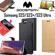 Mercury/Goospery Samsung Galaxy S23/S23 Plus/S23+/S23 Ultra, Bluemoon Diary Flip Case/Cover