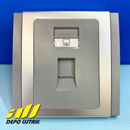 Outlet Data Cat6 B3031CAT6GS/Colokan Data Jaringan/Socket Data Rj45