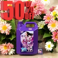 Nước giặt HC SPJ 6 in 1 Floral Forever Tím can 5 lít  Hương Hoa Anh Đào Sang Trọng