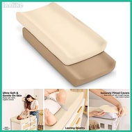 INN 2 Pieces Soft and Breathable Nappy Changing Table Pad Cover with Elastic Design Easy Installatio