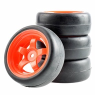 RC 6030-6018 Slick Racing Tires & Wheel Sets For HSP HPI 1:10 Touring Car