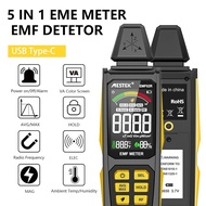 EMF Detector, MESTEK 5 in 1 EMF Meter Radiation Detector, Electric Field, Radio Frequency Field Temp