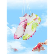 Future 8 Ultimate 2025 New Elite MG “Pink-Green” Men's Knitted Anti-slip and Wear-resistant Football