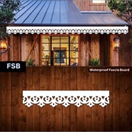 Waterproof Deco Ukiran Kayu Kerawang Kayu Fascia Board Papan Manis Rumah Papan Pemanis Kayu Ukiran K