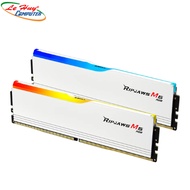GSKILL RIPJAWS M5 RGB Computer Ram 64GB (2x32GB) CL32 6400MHz DDR5 White (F5-6400J3239G32GX2-RM5RW) 