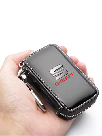 Fashion Leather Key Bag Universal Key Case Car Keychain Key Wallet For Seat Leon 5f Ibiza 6l 6j Leon