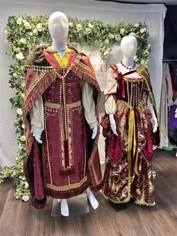 16th Century Renaissance Tudor Elizabethan King Henry Viii Borgias Costume Theater Reenactment Ball
