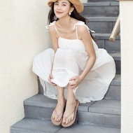 女款防水夾腳拖鞋 室外人字拖鞋 防水女鞋 薔薇金