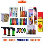 Assorted Color Kitchen Stove Lighter/ Matchstick / Multipurpose Lighter Gas Lighter Refill