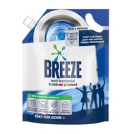 Breeze Anti-Bacterial And Colour Protect Liquid Detergent Refill1.5kg/Colour Care Liquid Detergent3.