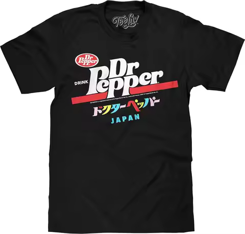Men's Dr Pepper Japan Soda Logo T Shirt
