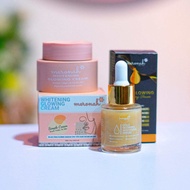 [ ORIGINAL ]Meronah glowing cream + Serum Gold Whitening Glowing