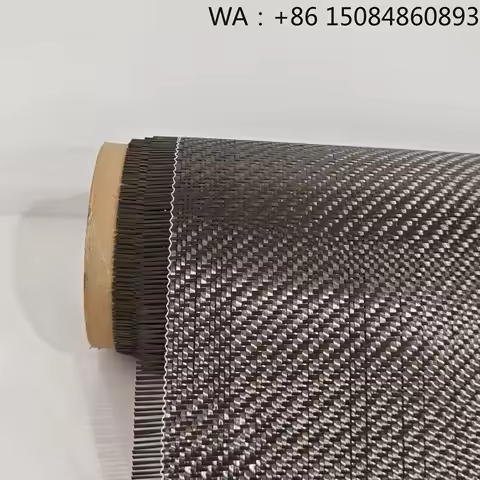 3K Square Woven Carbon Fiber Cloth, Double Weave Waterproof Heat Insulation Lightweight Black Cloth 