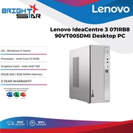 LENOVO IDEACENTRE 3 07IRB8 90VT005DMI Desktop PC (I3-14100/8GB DDR4/512GB SSD/UHD 730/Win11 Home)