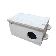 hamster wooden hideout
