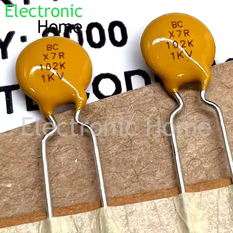 50PCS Vishay BC 102K 1000PF 1nF 1000V 1KV Ceramic Capacitor S102K33X7RN6TJ5R Durable Electronic Comp
