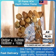 A4 3D Frame 5cm Depth Hollow Frame Diy Hancraft Decoration Dried Flower Frame Wedding Photo Frame 中空