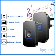 Wireless Doorbell Smart Home Remote Digital Door Bell Chime Smart Door Bell智能门铃
