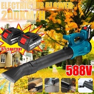 HomeBox SGBlue 30000RPM Cordless Electric Air Blower Handheld Leaf Blower Dust Collector  Garden Too