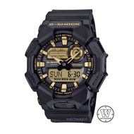 [Watchwagon] Casio G-Shock GA-010GB-1A9 Black and Gold 10-Yr Battery Life Analog Digital Gents Sport