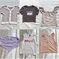 !!️ | Second-Hand Clothes Fashion Crop Tops (Second-Hand) ️