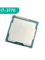 I7หลัก3770 3.4GHz 8M 5 0GT/S LGA 1155 SR0PK CPU I7-3770โปรเซสเซอร์เดสก์ท็อป