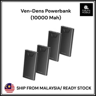 [PM] VEN-DENS POWERBANK 10K MAH | POWERBANK MURAH | FAST CHARGING | HITAM PREMIUM