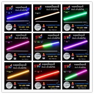 NEMOSO ST 30PCSหลอดไฟสี led หลอดไฟงานวัด หลอดน็อคดาวน์ หลอดพร้อมปลั๊ก T8 18w หลอดนีออนสี มี11สี