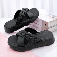 SIMWOOD Sandal Wanita Wedges Tinggi Empuk Lampu Sandal Jelly Baim Sandal Wanita Kekinian Anti Slip