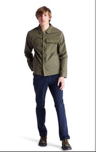 Timberland  軍綠色工裝風襯衫式外套