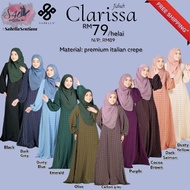[Ready Stock] Sabella Clarissa Jubah Ironless x ZH
