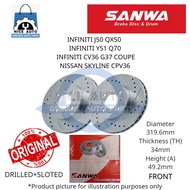 INFINITI J50 QX50 / INFINITI Y51 Q70 / INFINITI CV36 G37 COUPE / NISSAN SKYLINE CPV36 (FRONT) BRAKE 