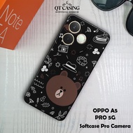 Case For Oppo A5 Pro 5G – Casing Brown Cute – Softcase Pro Camera Oppo A5 Pro – Silikon Clear Case