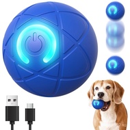 Interactive Dog Ball, 2025 New Vibrating Dog Ball, with LED Light, Durable High Bounce Floating Rubb