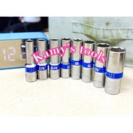 Barker long socket set, 1/2” long socket head 10,12,13,14,15,17,19,22mm 8 pieces/set