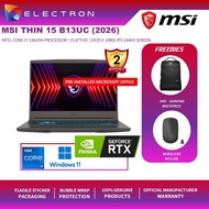 MSI Thin 15 B13UC-3604 15.6" FHD Gaming Laptop Cosmos Gray (i7-13620H, 16GB, 512GB SSD, RTX3050 4GB,